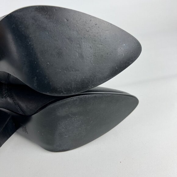 Frye Womens Reina Western Ankle Booties Black Leather Pointy Toe Boots size 9M - Picture 13 of 16